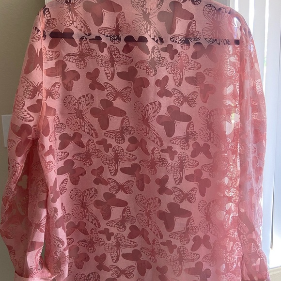 Butterfly tunic, button front, worn once - Picture 2 of 3